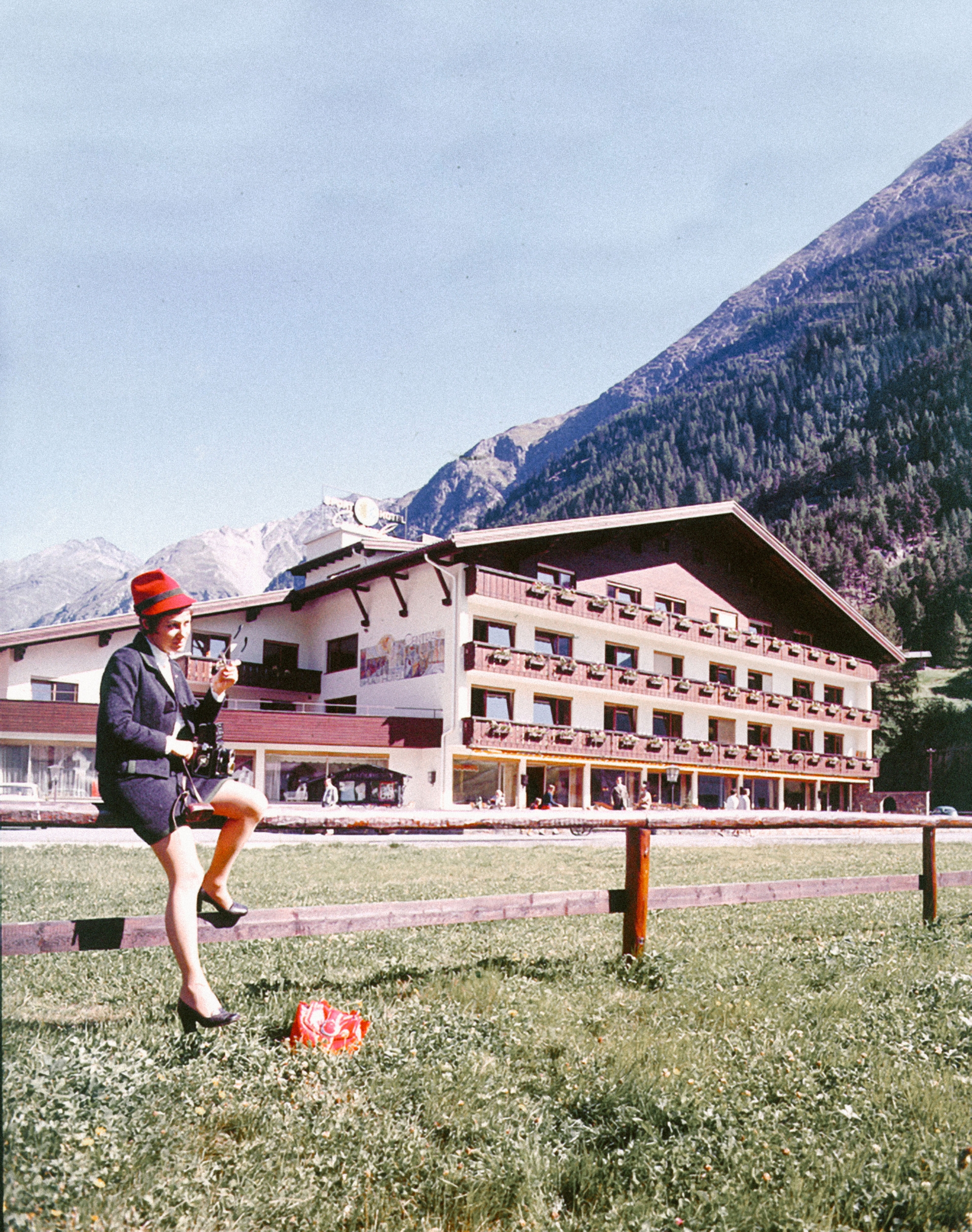 Hotel Das Central im Jahre 1970