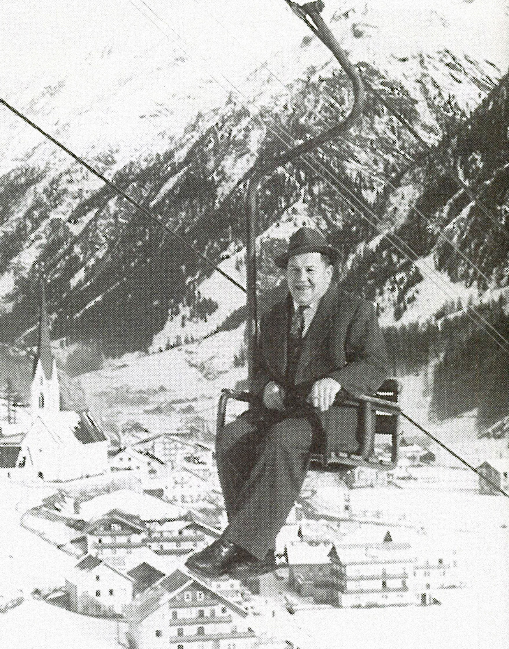 Portrait Hans Falkner in Sölden Portrait Hans Falkner in Sölden