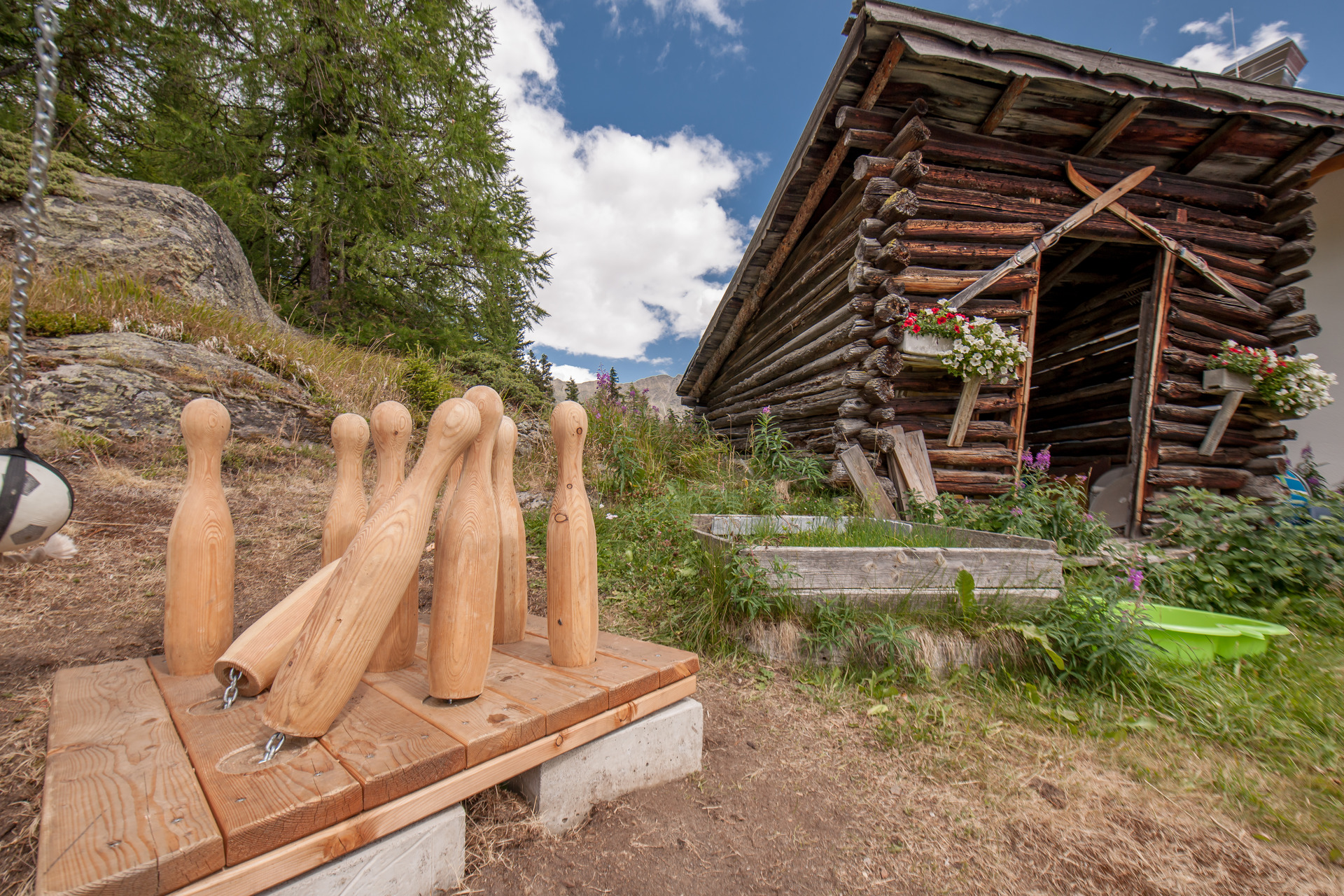 Kegelspaß für Kinder – Almzeit in Sölden