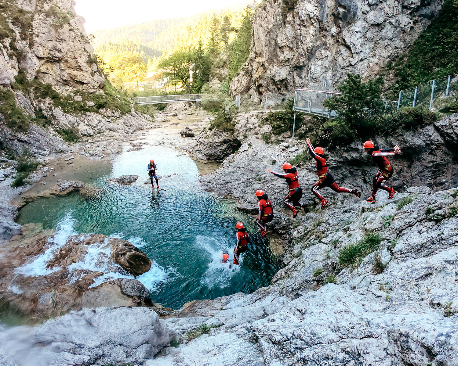 AREA 47 Canyoning Tour im Ötztal