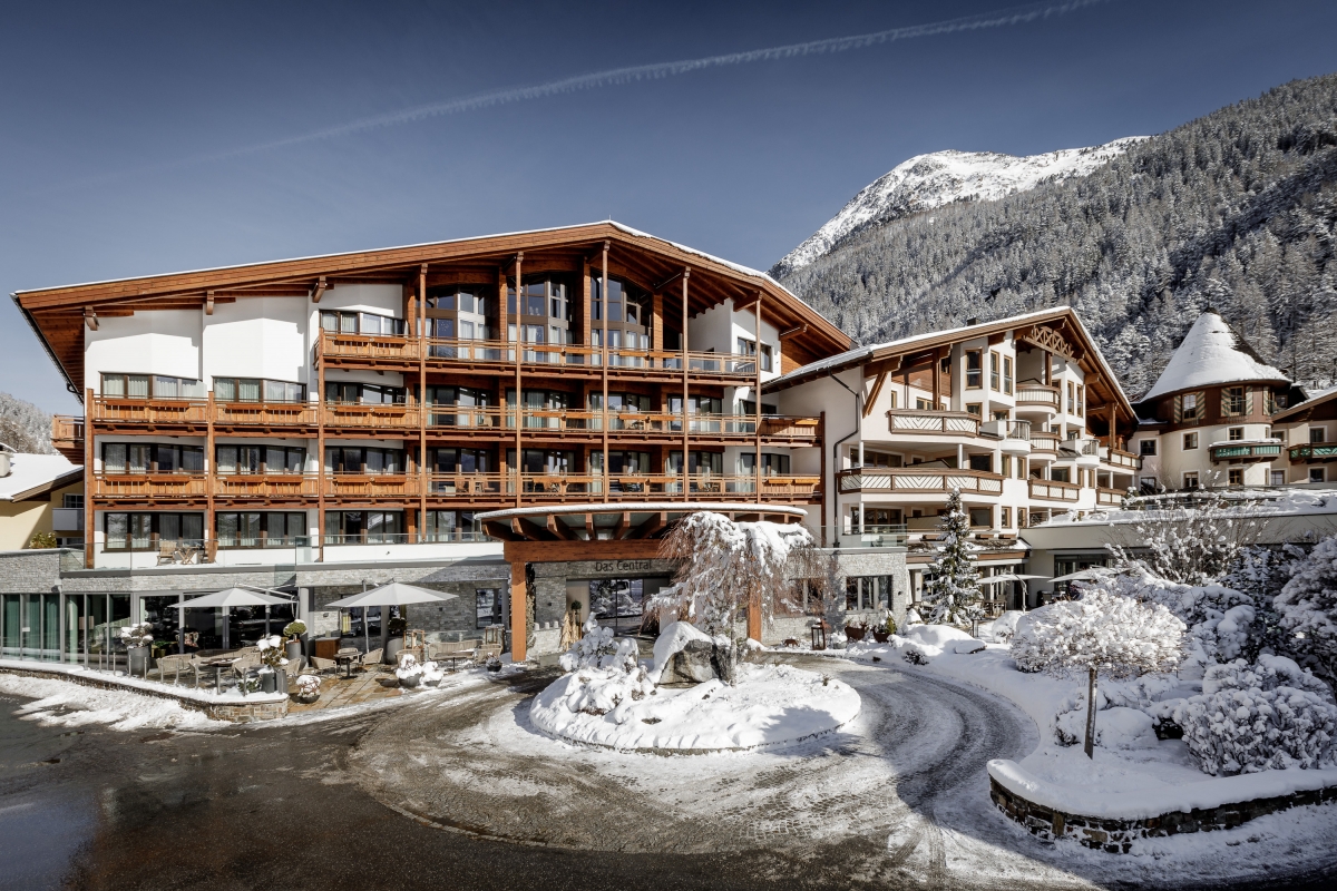 5* Hotel Das Central in Sölden im Winter