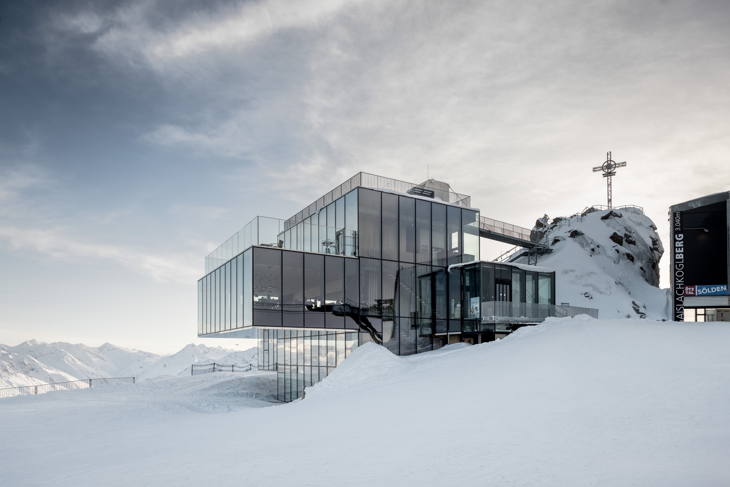 Restaurant ice Q in Sölden im Winter