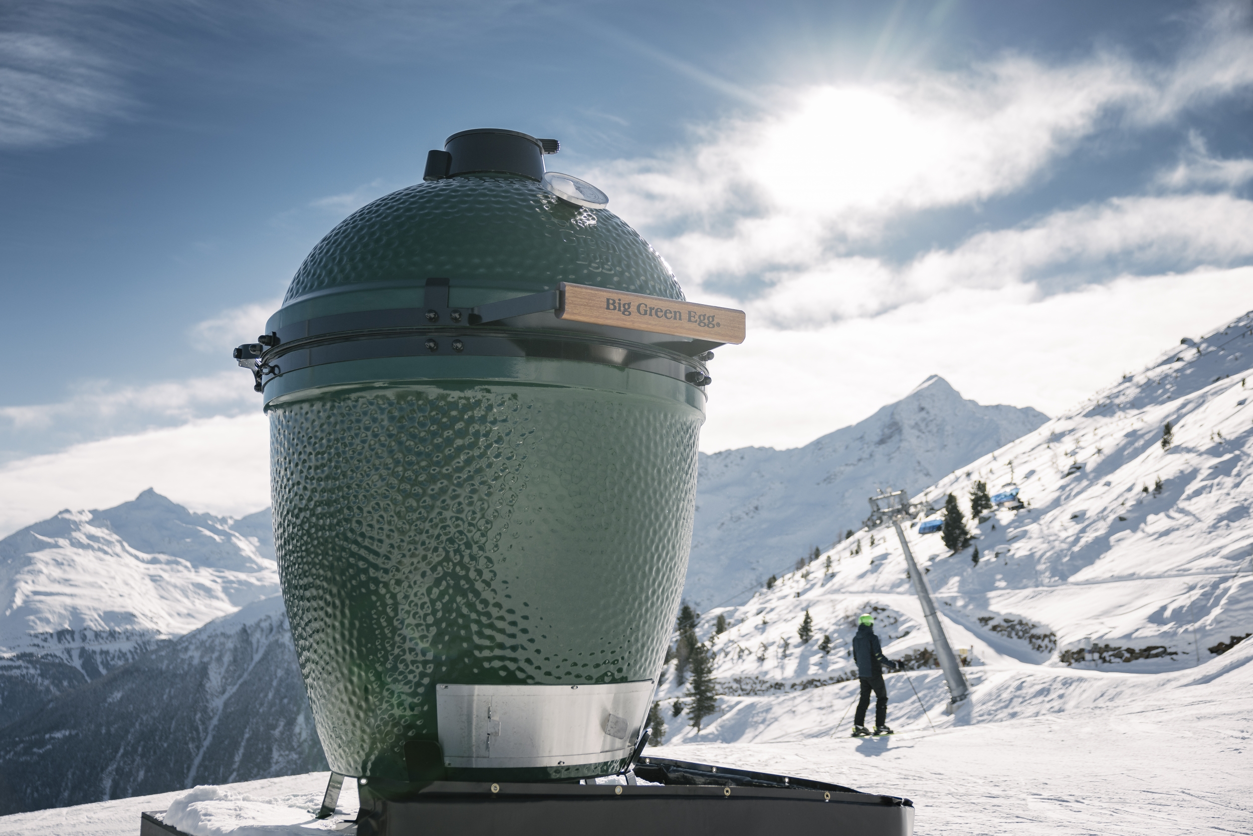 Big Green Egg am Falcon Restaurant Gaislachkogl Mittelstation