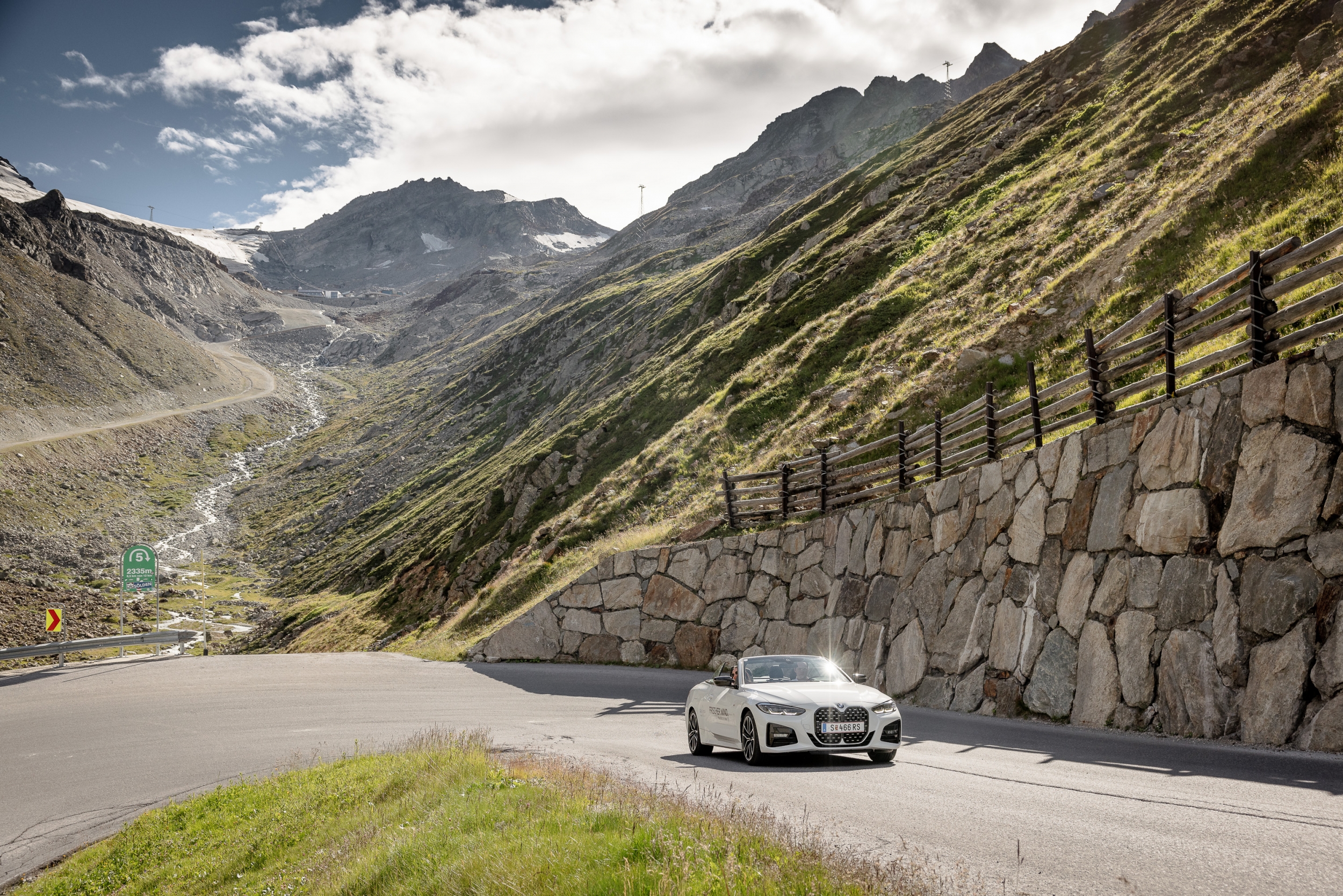 BMW Cabrio in Sölden testen