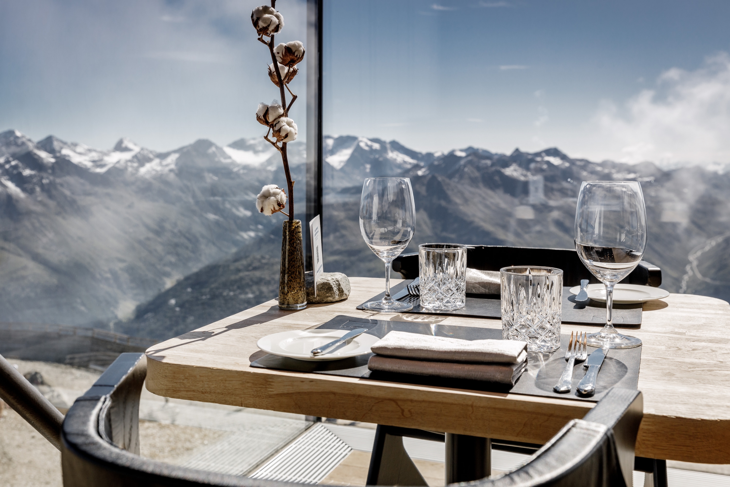 Chefs Table im Gourmetrestaurant ice Q in Sölden