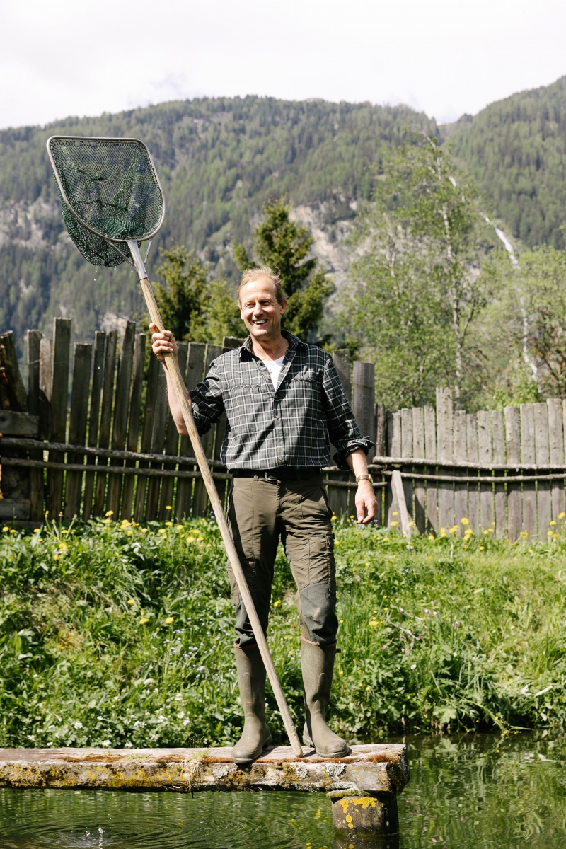 Längenfelder Fischproduzent Raimund Mrak