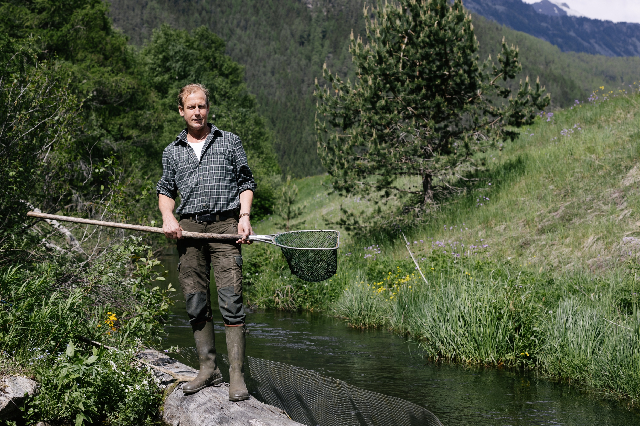 Ötztaler Fischzüchter Raimund Mrak