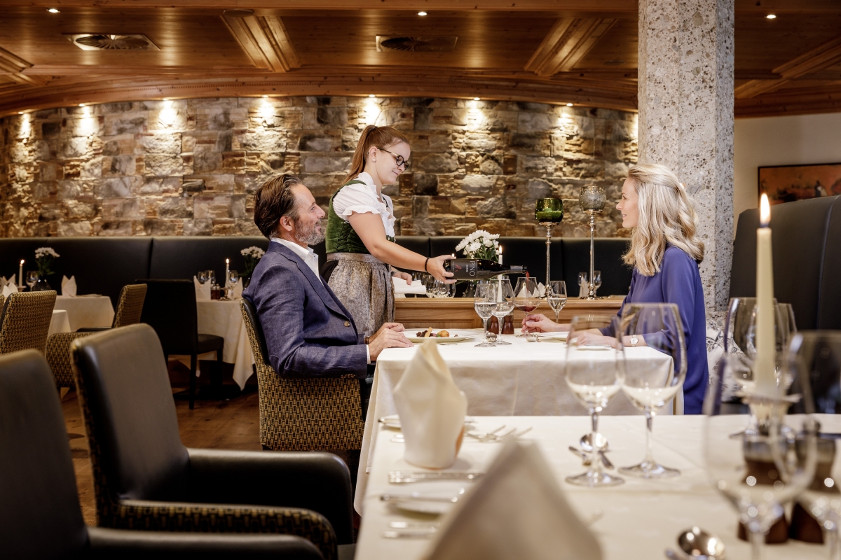 Abendessen im Gourmethotel Das Central in Sölden