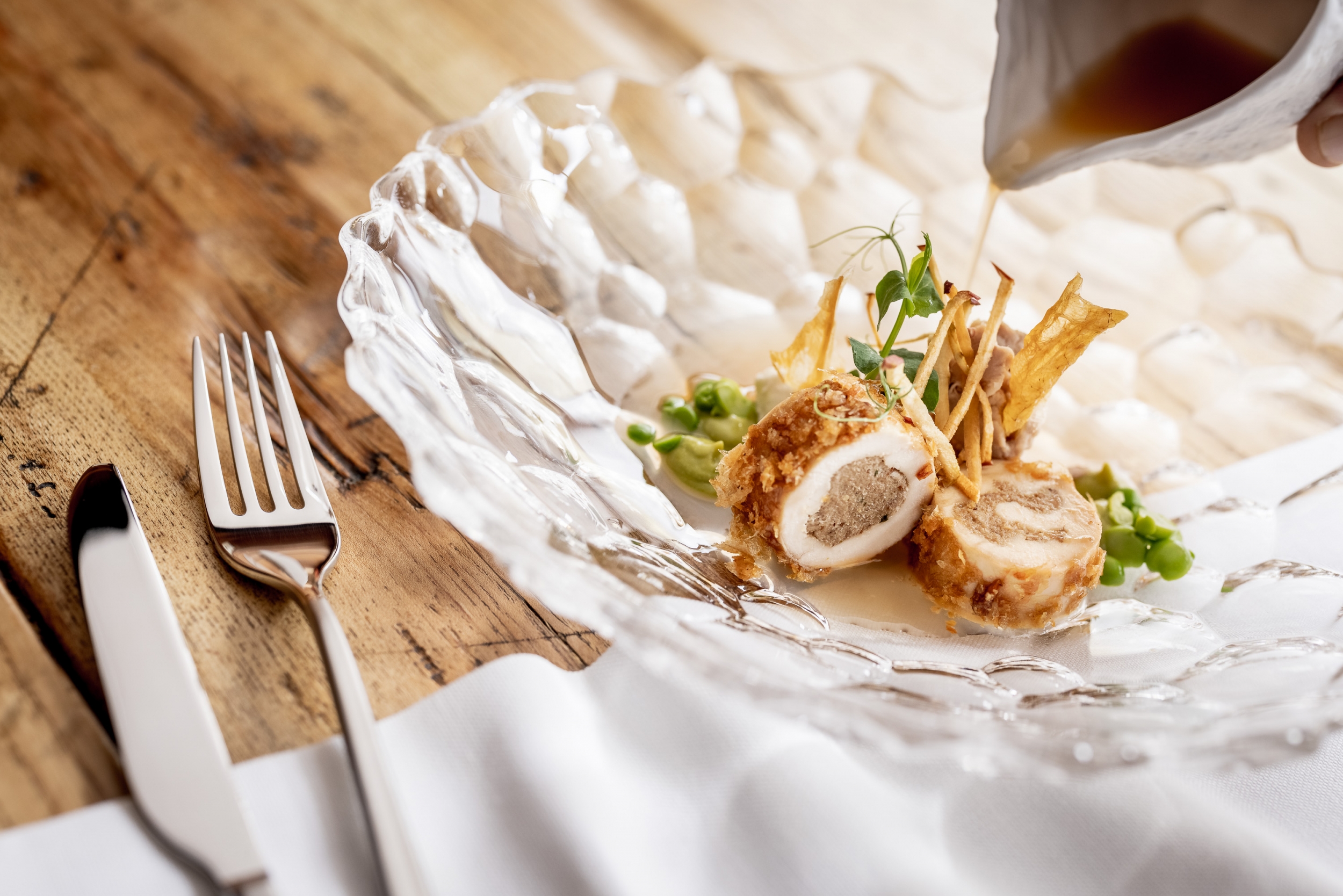 Alpenhuhn aus der Haubenküche vom Gourmethotel Das Central