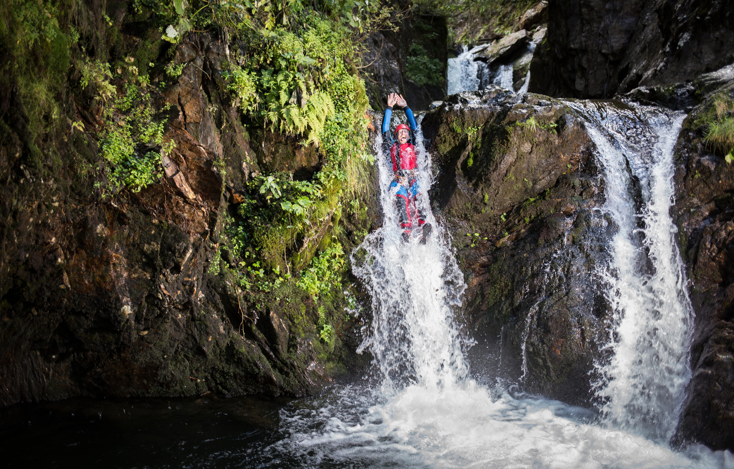 Canyoning Tour im Ötztal - für den Adrenalinkick mit den AREA47 Guides
