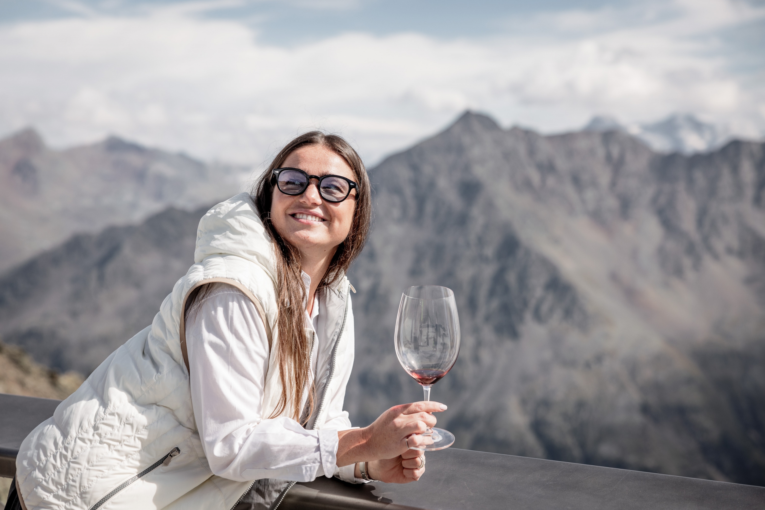 Johanna Markowitsch bei der ice Q Summer Party am Gaislachkogl