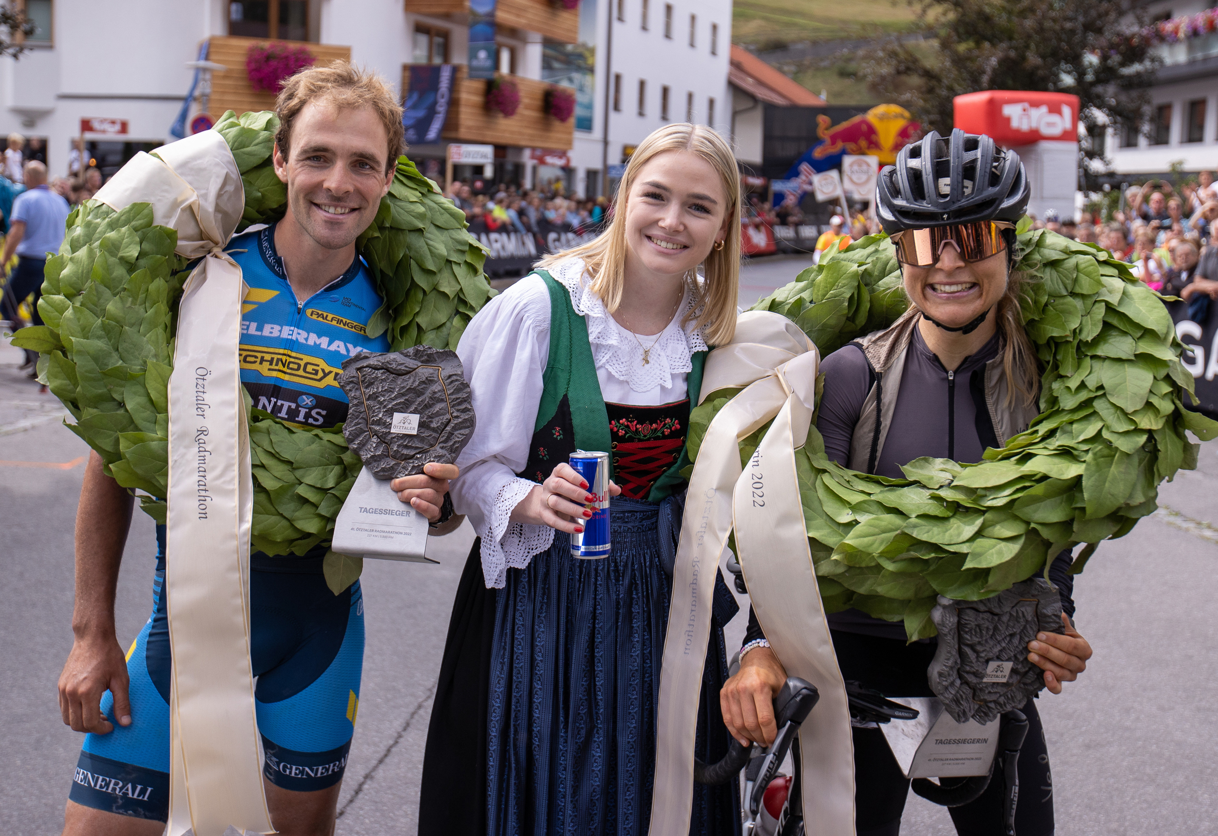 Ötztaler Radmarathon Siegerehrung 2022