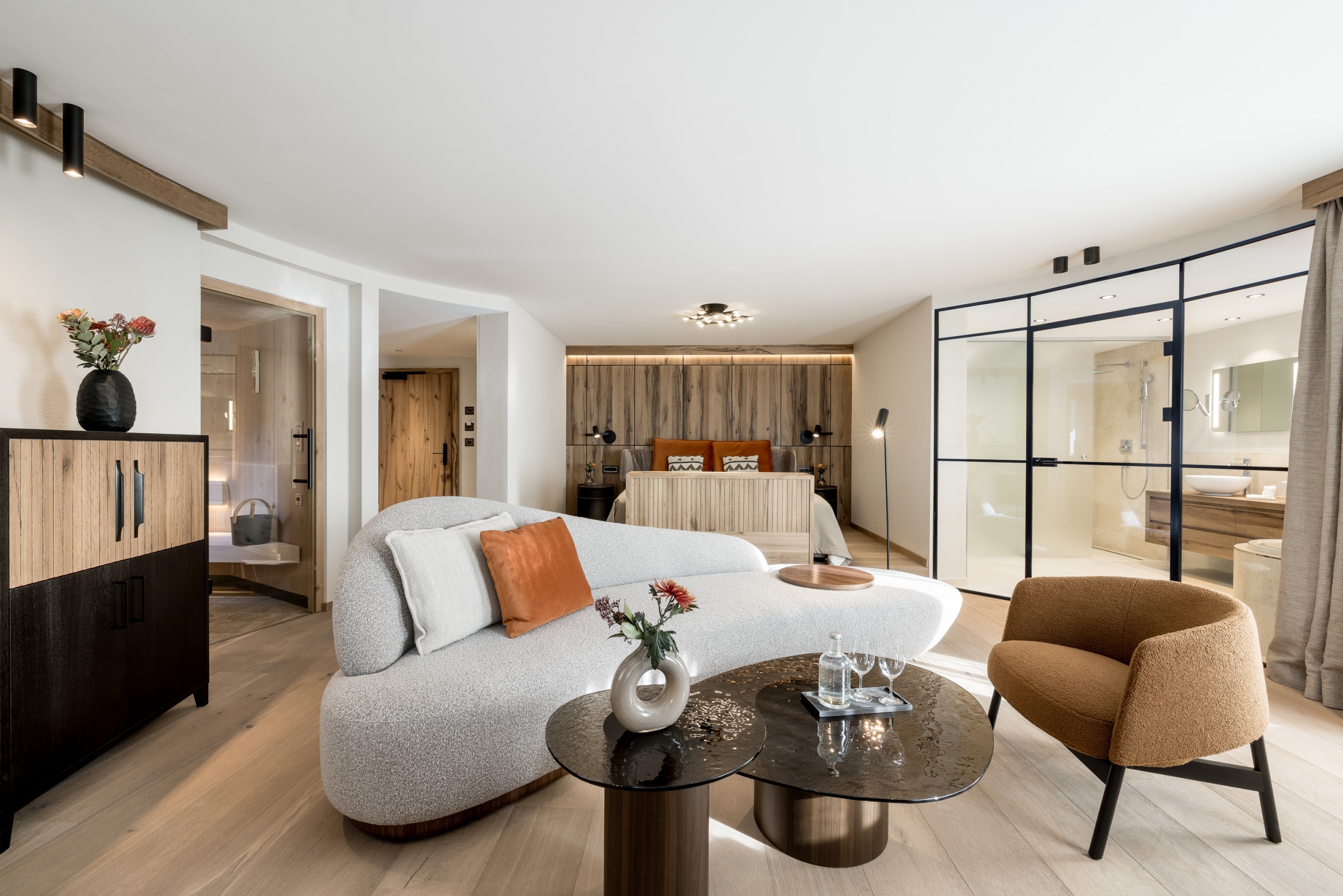 Juniorsuite Wildpsitze im Hotel Das Central in Sölden Juniorsuite Wildpsitze im Hotel Das Central in Sölden