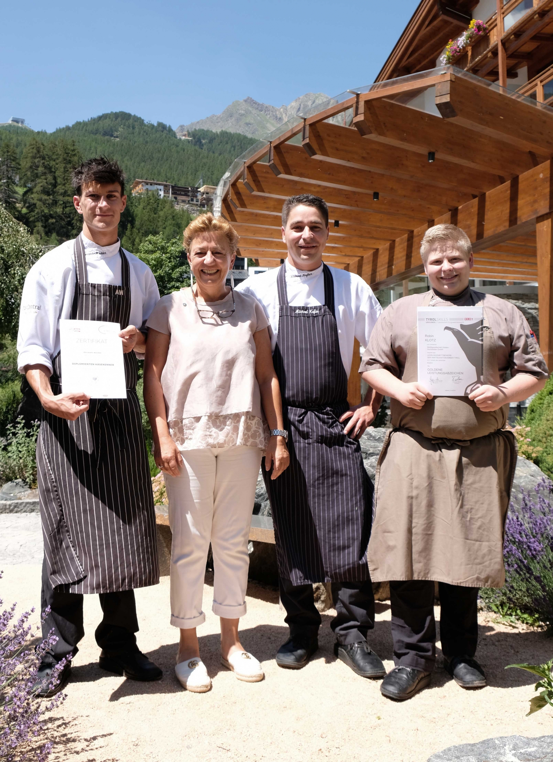 Ausgezeichneter Lehrbetrieb – Hotel Das Central in Sölden