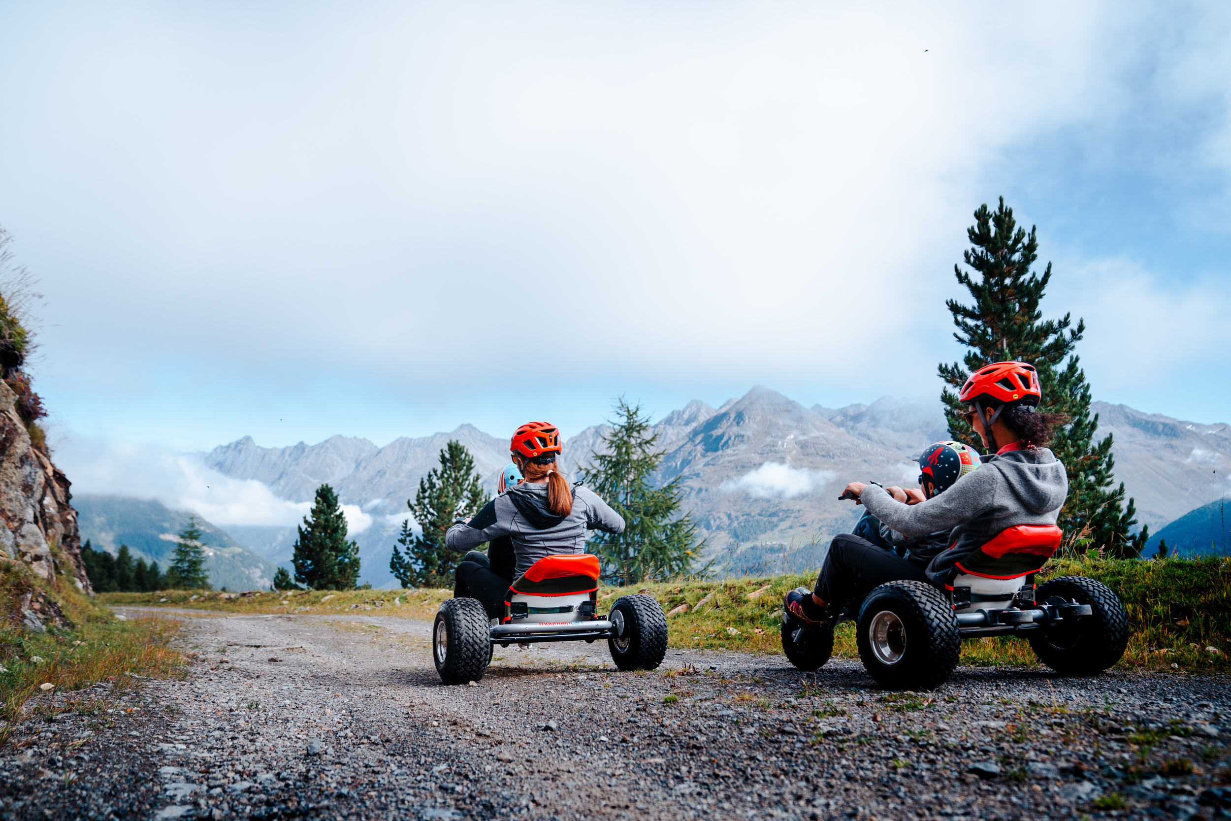 Mountain Cart Sölden Familienausflug