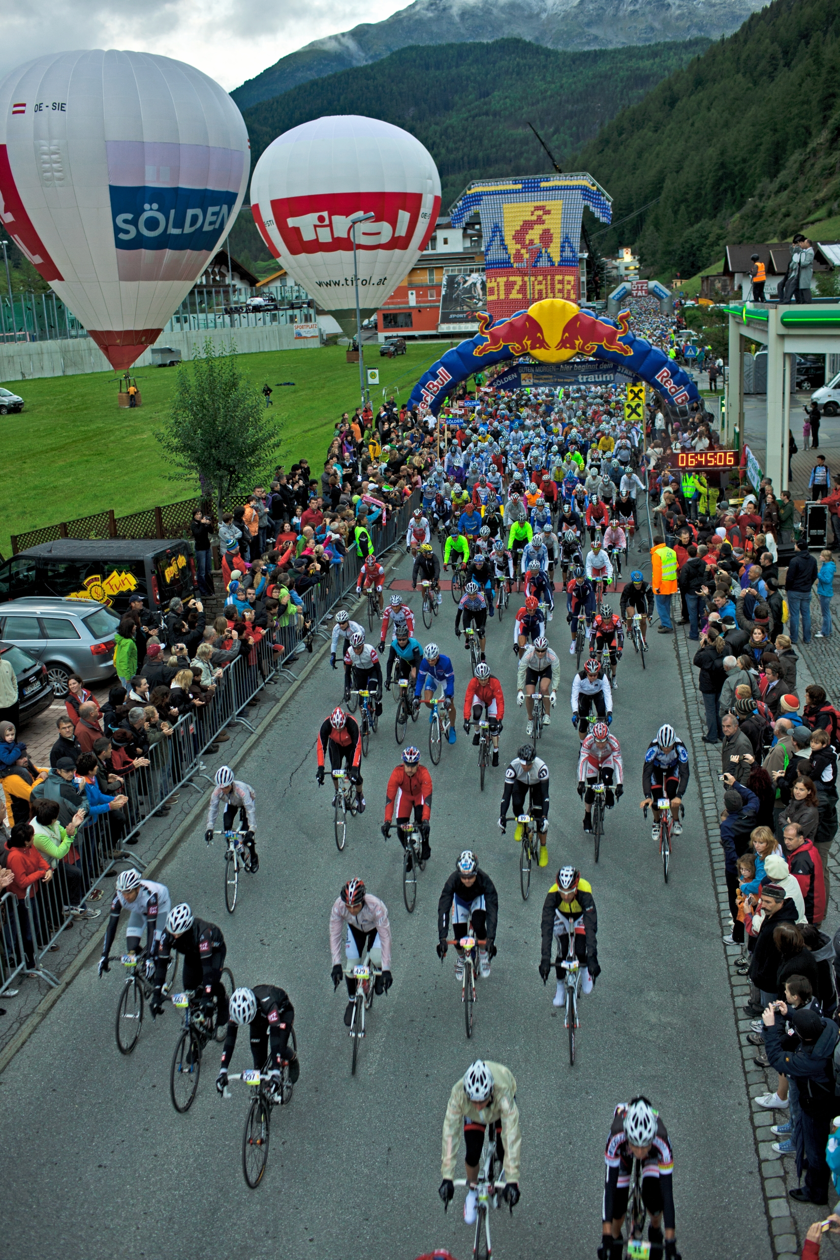 Ötztaler Radmarathon Start in Sölden