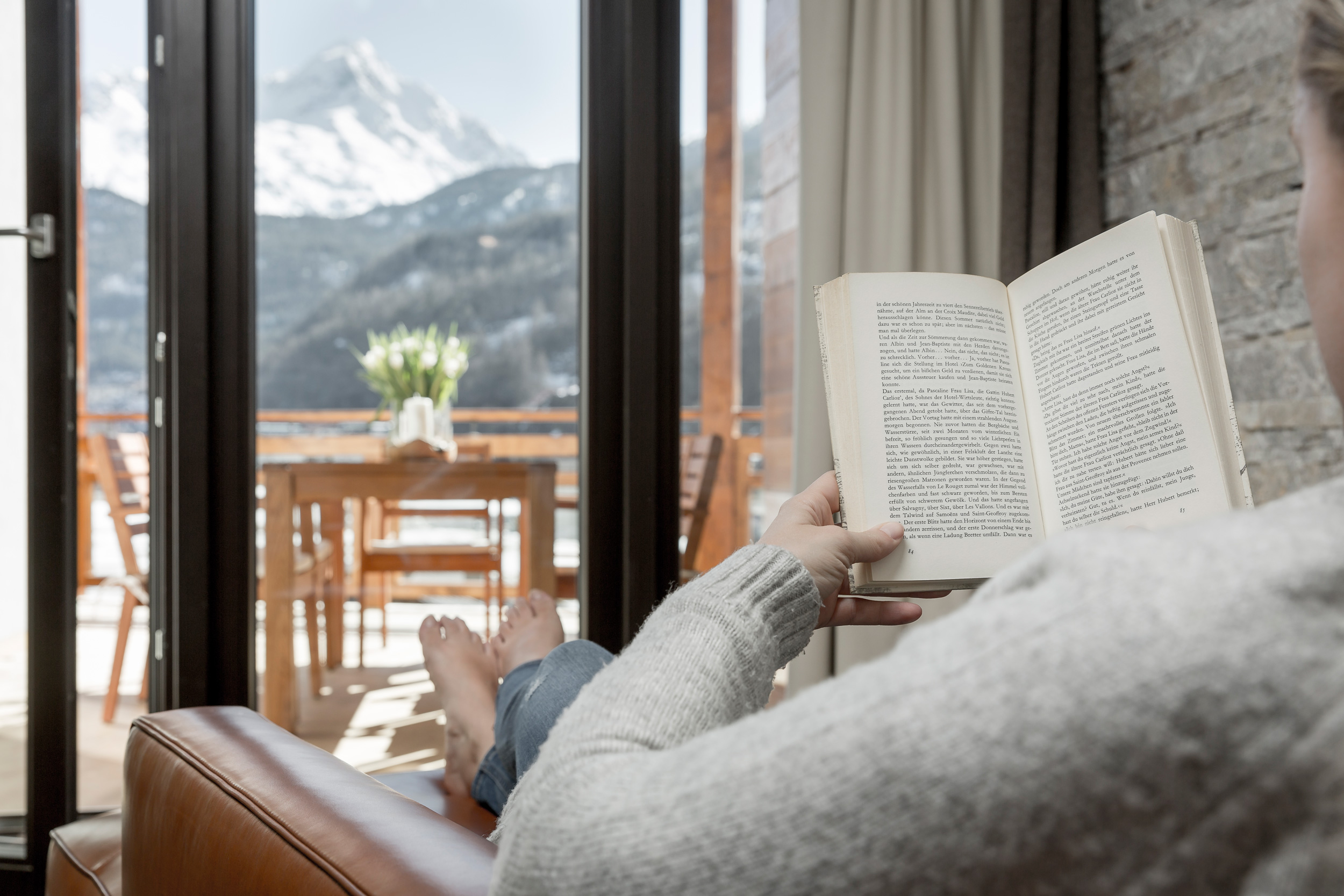 Präsidentensuite Leselounge – Luxushotel Das Central in Sölden