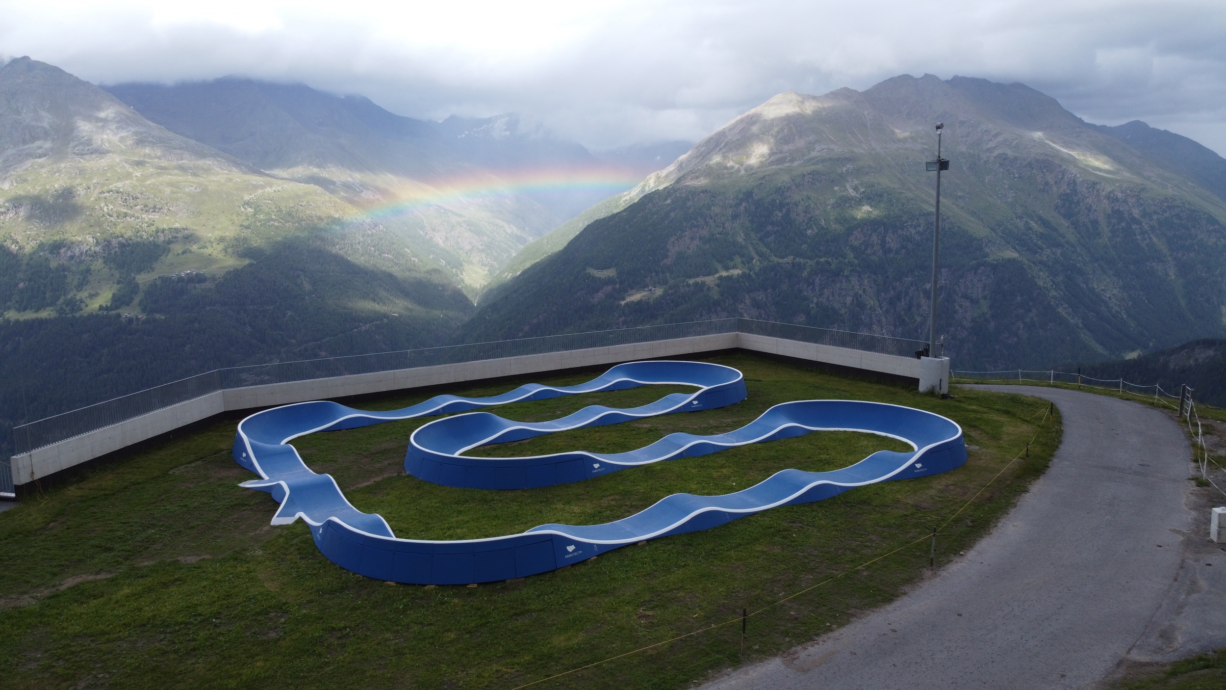 Pumptrack an der Gaislachkogl Mittelstation beim Restaurant FALCON