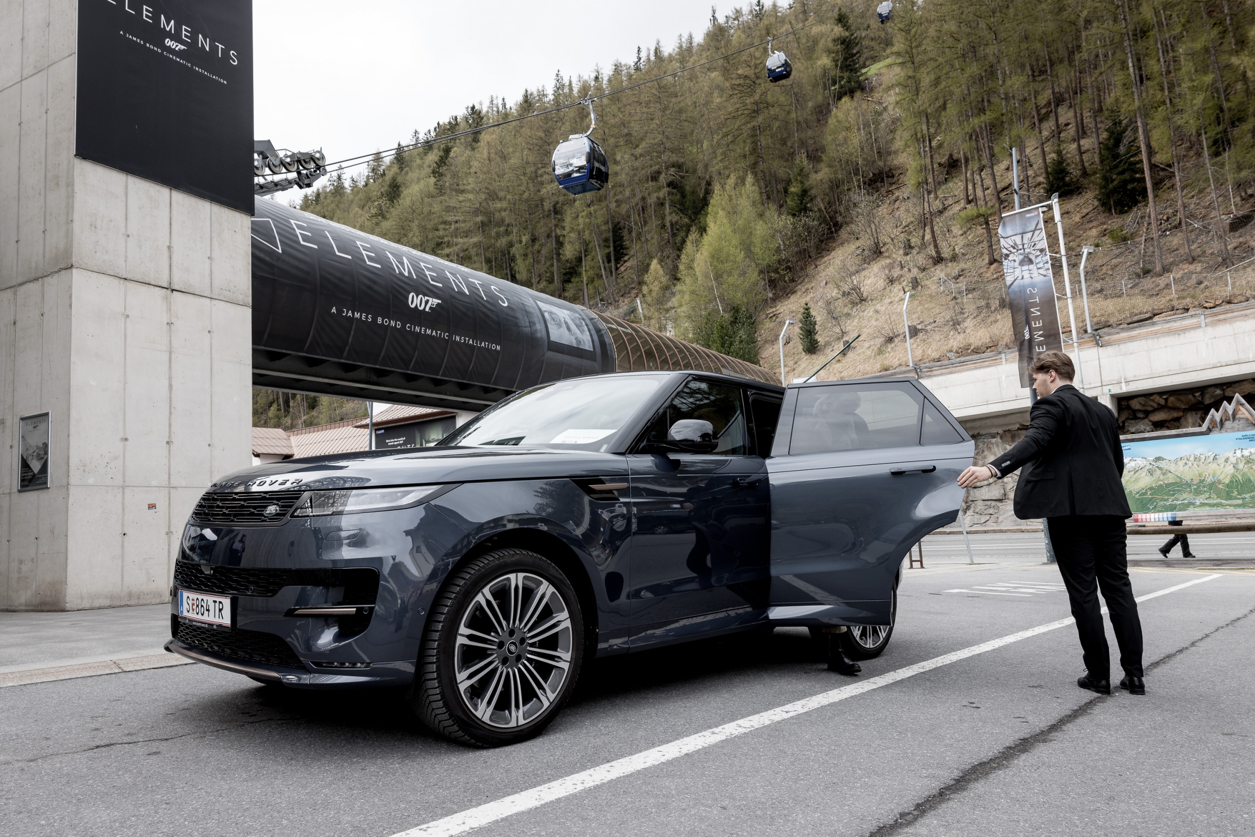 Range Rover im Hotel Das Central in Sölden