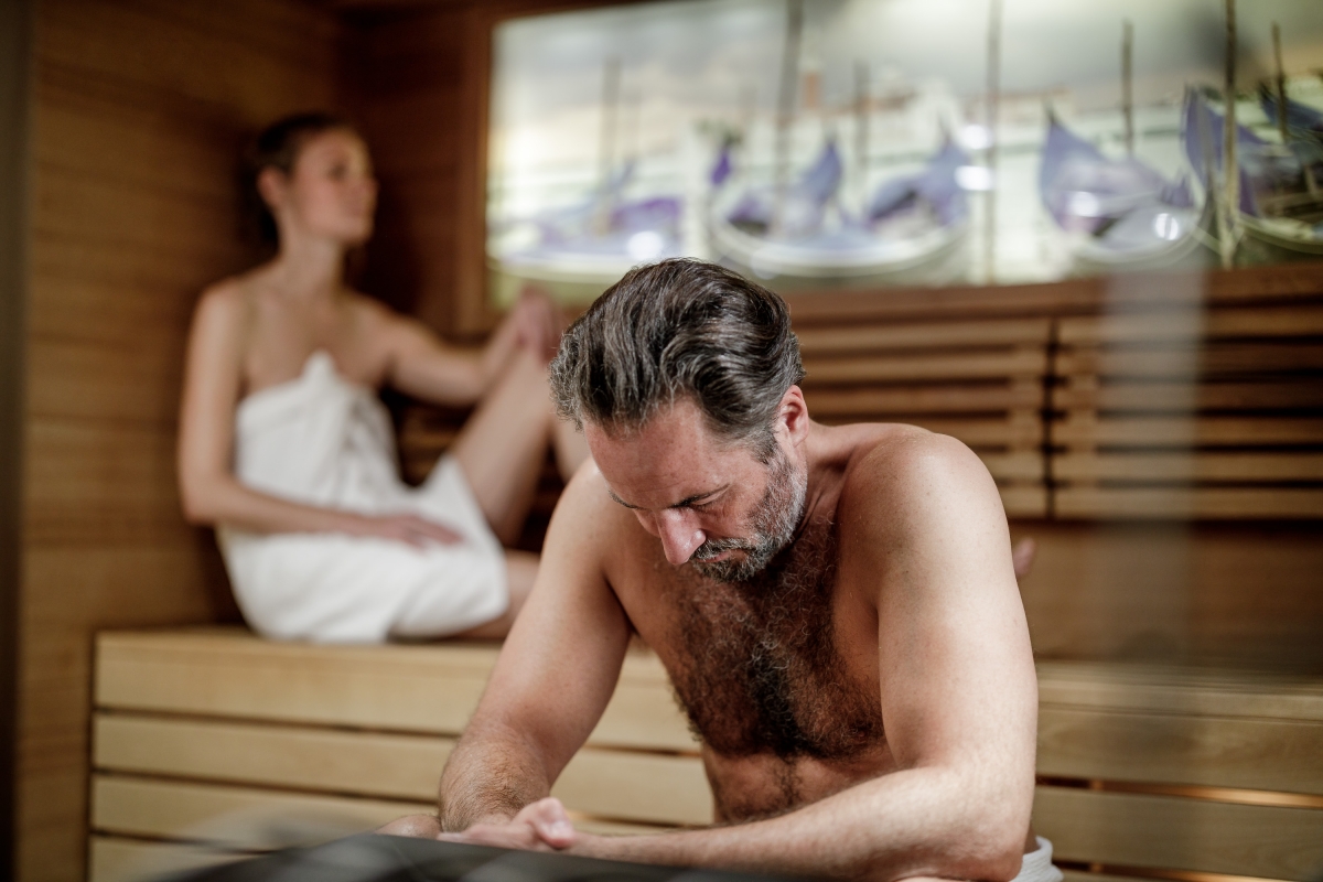 Sauna im 5-Sterne Wellnesshotel Das Central in Sölden