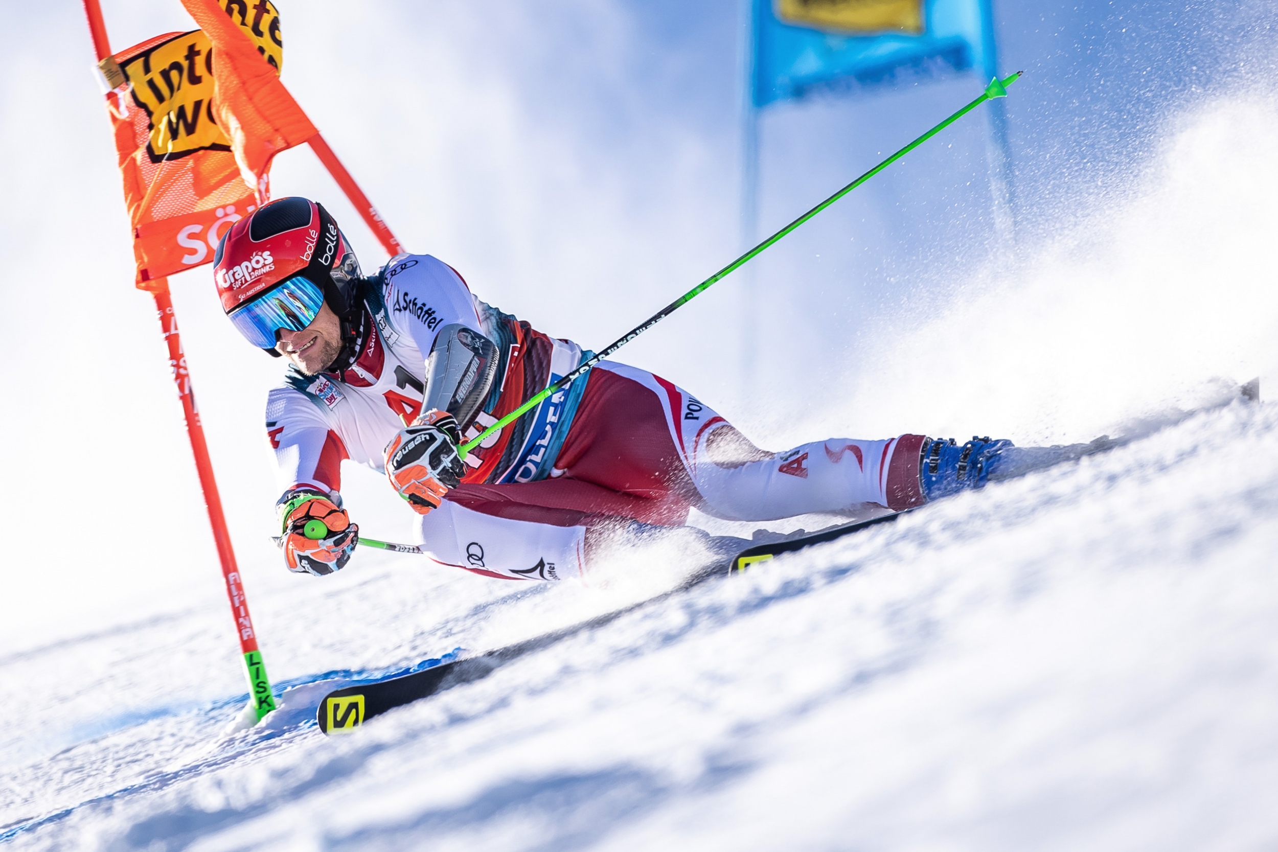 Roland Leitinger beim FIS Skiweltcup in Sölden