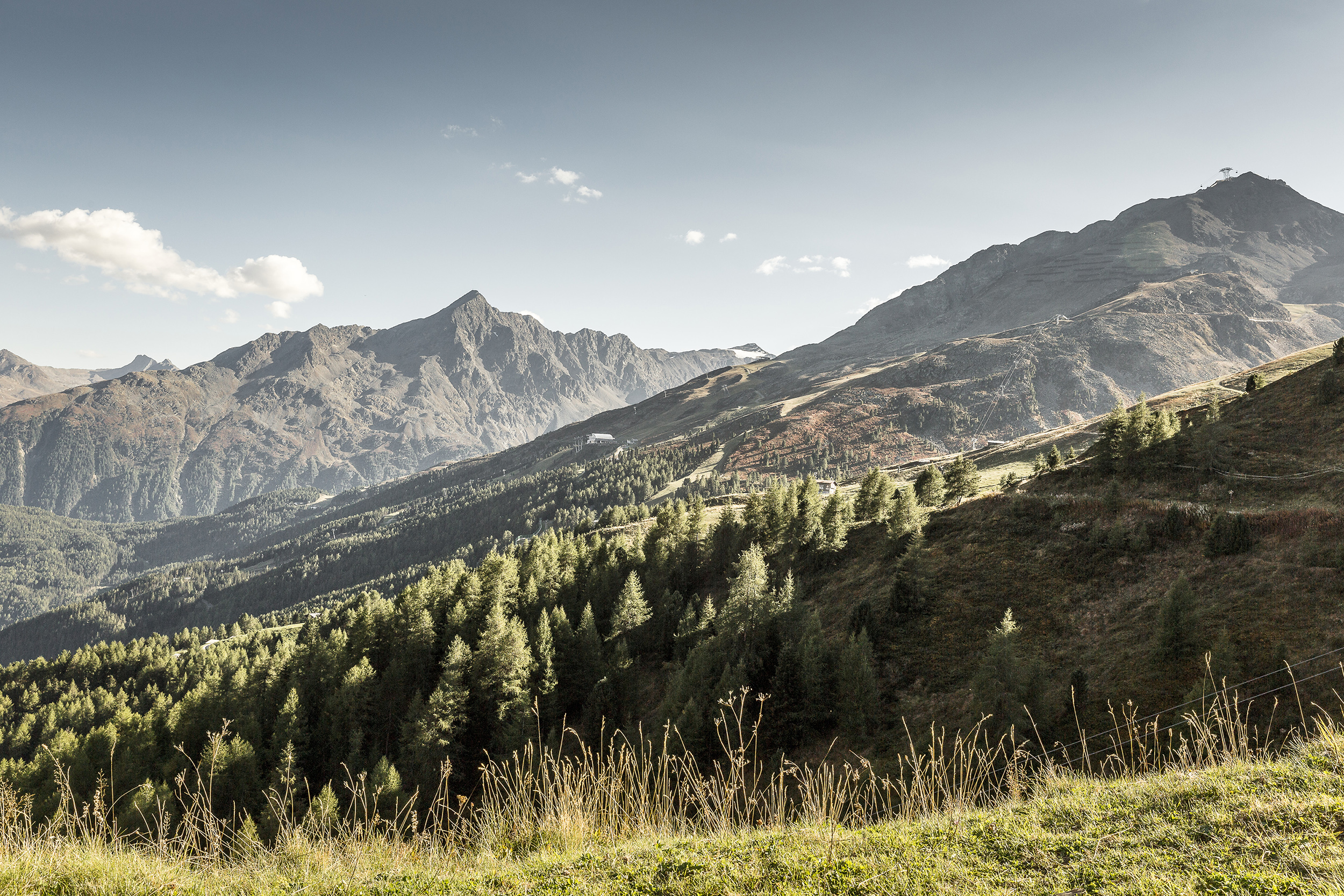 Berglandschaft in Sölden im Sommer