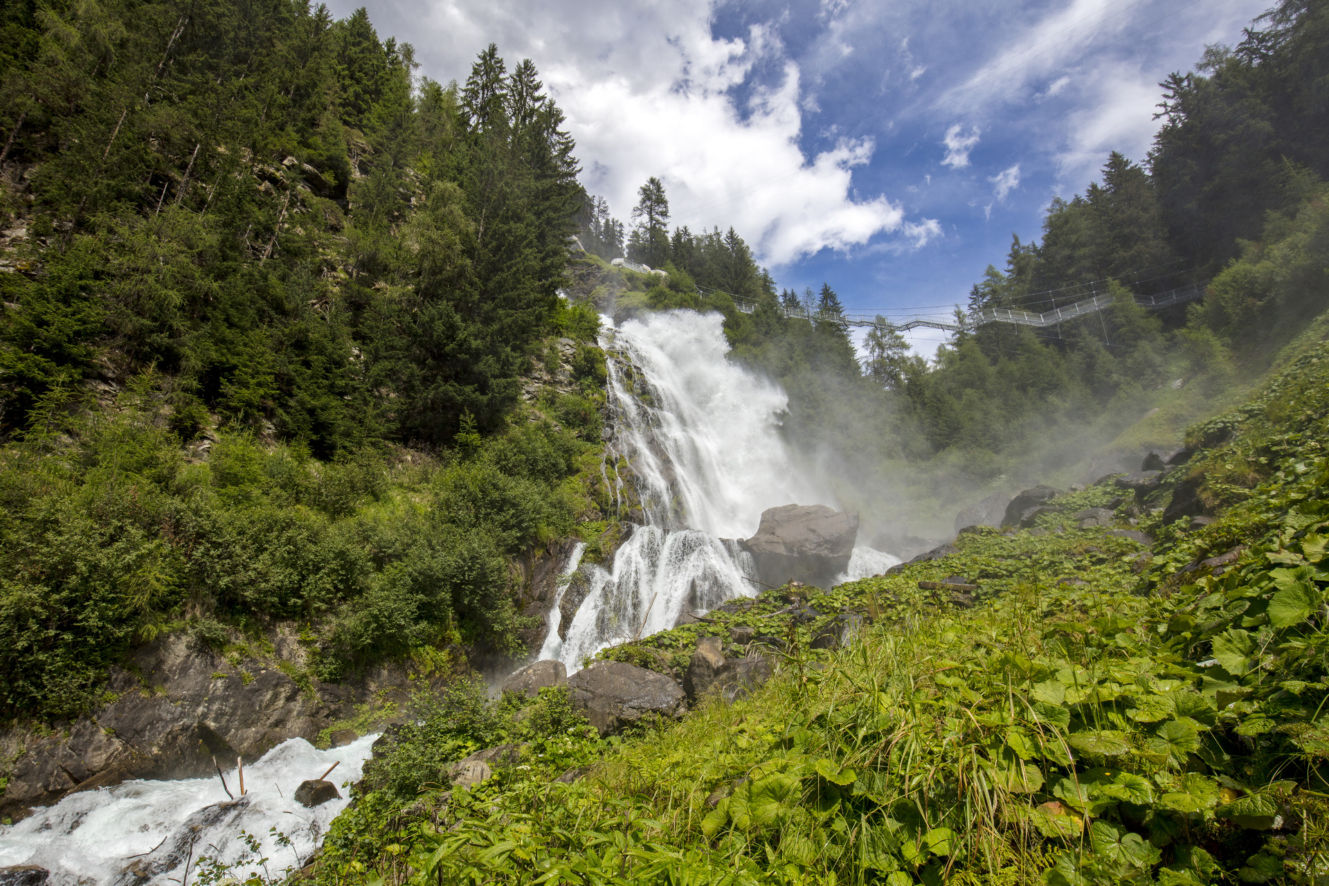 Stuibenfall in Umhausen – Tirols mächtigster Wasserfall Stuibenfall in Umhausen – Tirols mächtigster Wasserfall