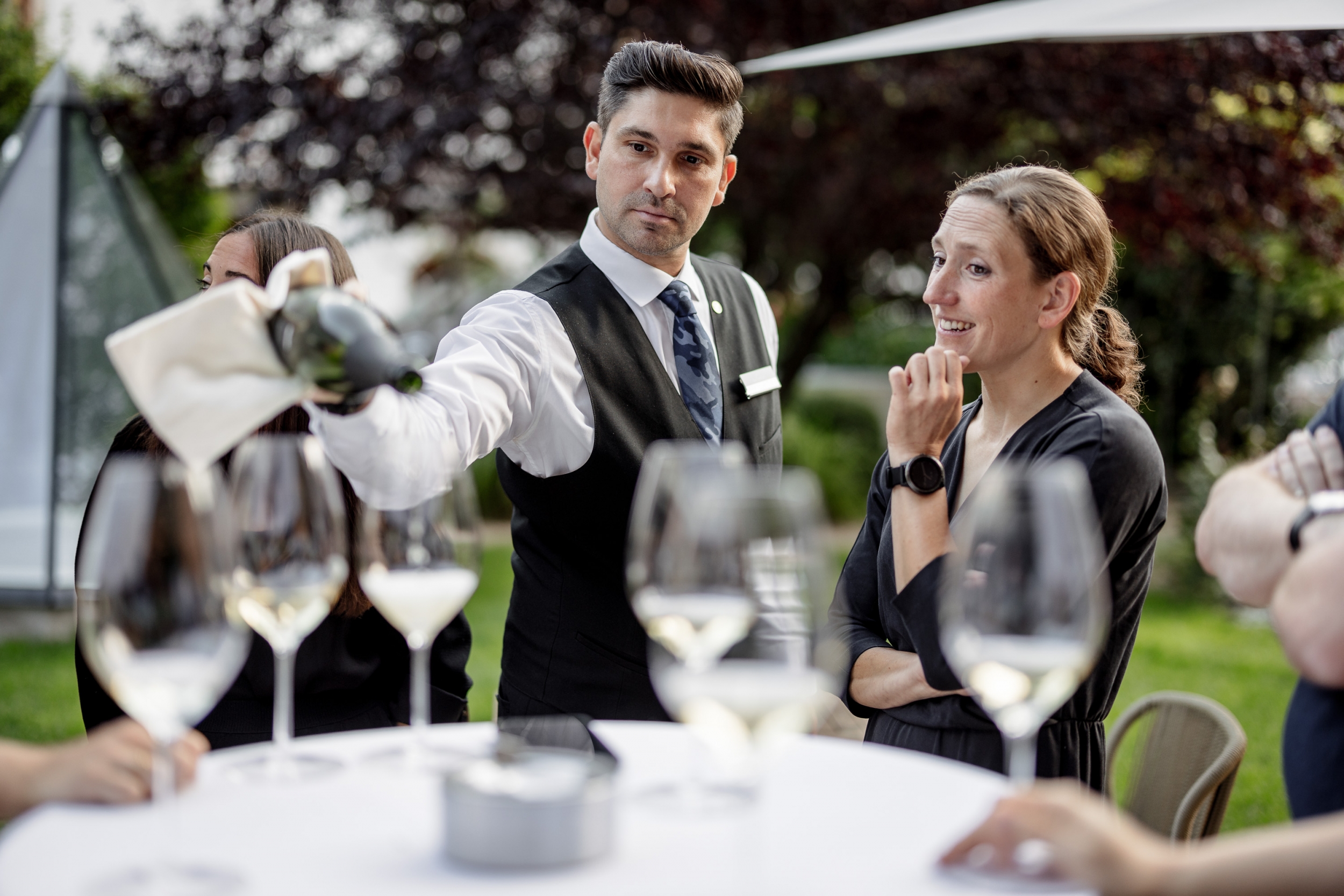 Winzerin Theresa Breuer zu Gast bei der Wein am Berg - Summer Edition