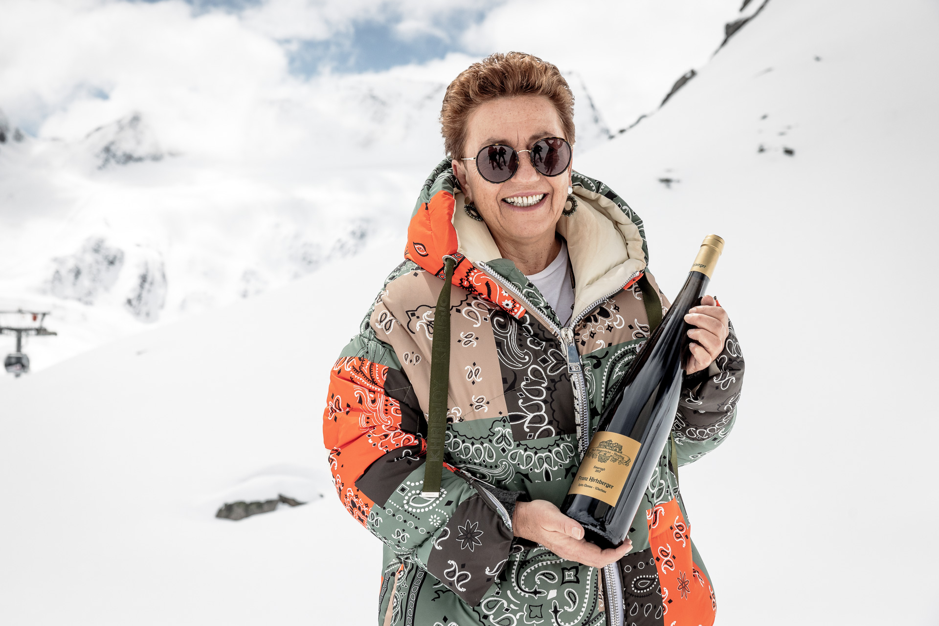 Gastgeberin Angelika Falkner vom Hotel Das Central in Sölden Gastgeberin Angelika Falkner vom Hotel Das Central in Sölden