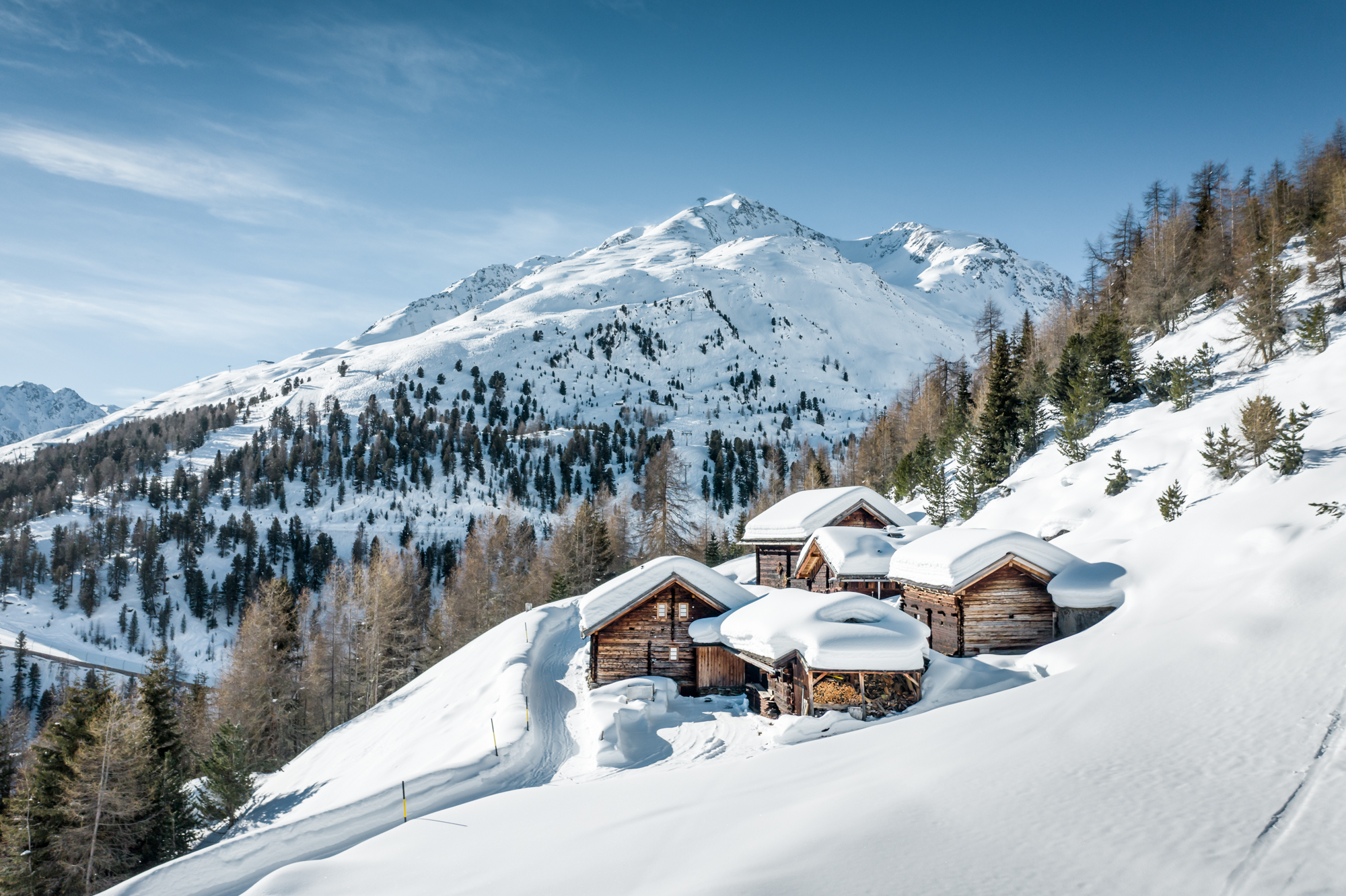Winterlandschaft in Sölden Winterlandschaft in Sölden