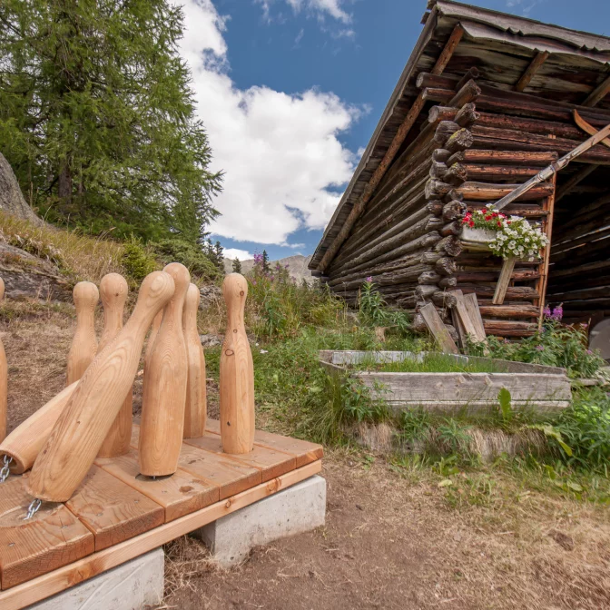 Kegelspaß für Kinder – Almzeit in Sölden