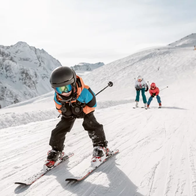 Familienpisten im Skigebiet Sölden