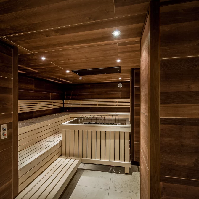 Finnische Sauna – Wellnesshotel Das Central in Sölden