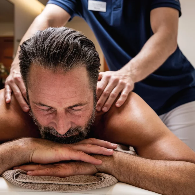 Massage für Männer – Wellnesshotel Das Central Sölden