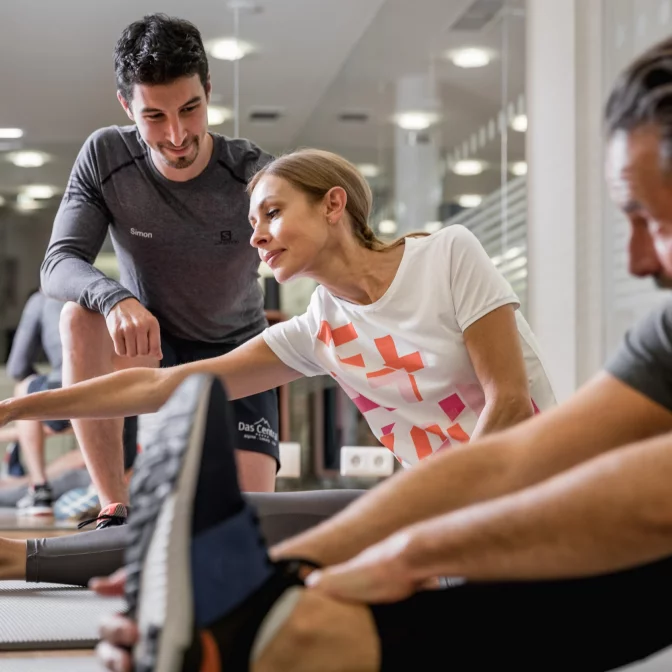 Personal Training mit Fitnesscoach im Wellnesshotel Das Central Sölden