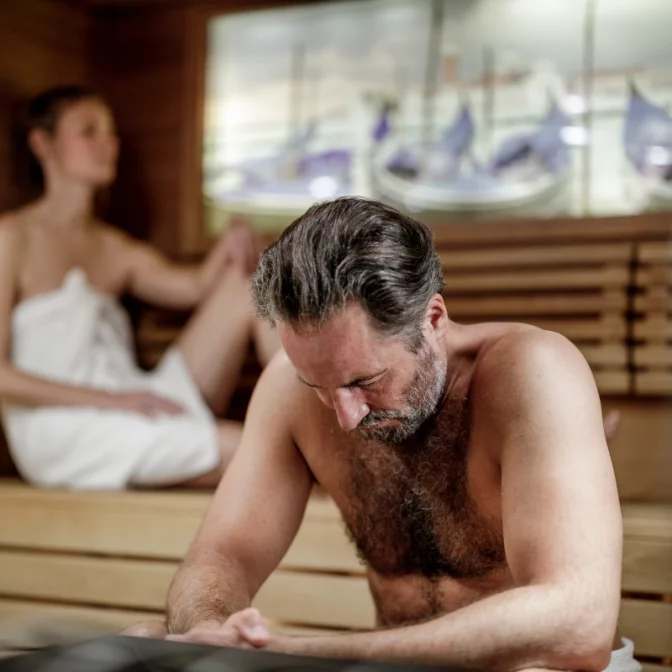 Sauna im 5-Sterne Wellnesshotel Das Central in Sölden