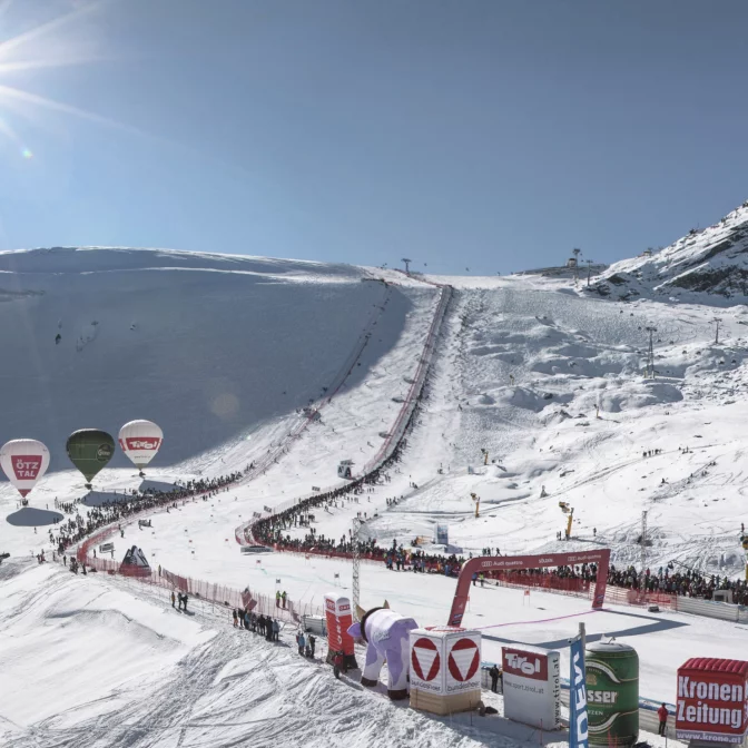 Weltcuphang Rennstrecke Skiweltcup Sölden