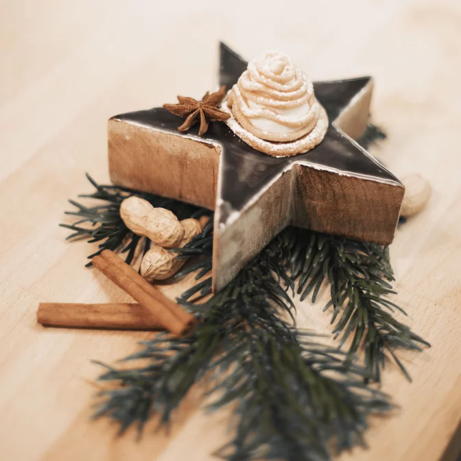 Weihnachtsdeko im Hotel Das Central Sölden